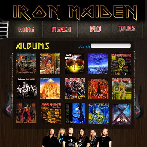 iron maiden website